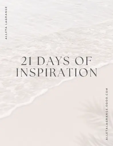 21 Days of Inspiration